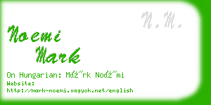 noemi mark business card